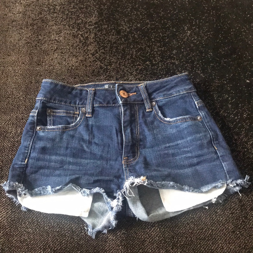 American Eagle Hi-Rise Shortie Shorts